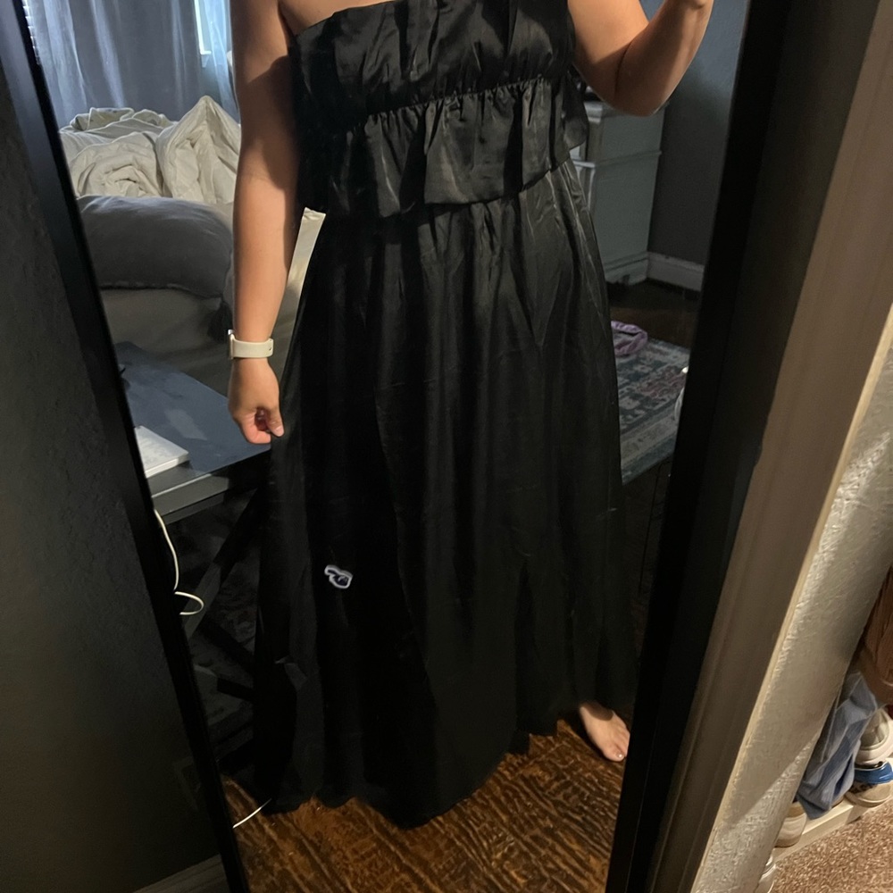 Black talulah silk dress